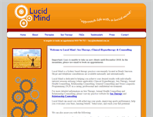 Tablet Screenshot of lucidmind.com.au